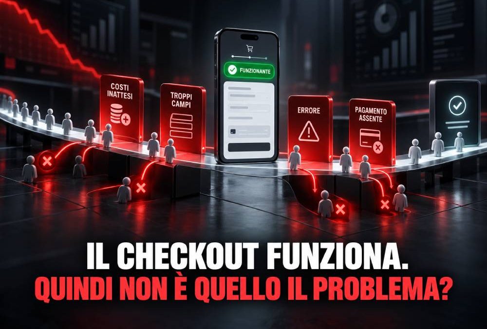 Checkout funzionante, conversioni bloccate