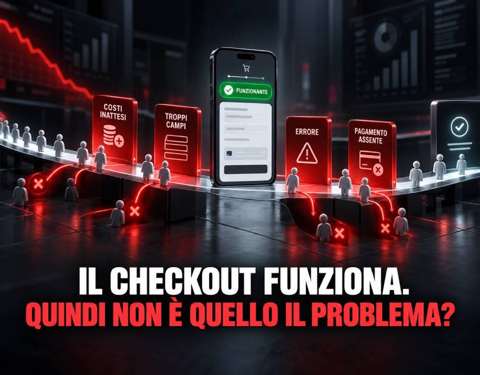 Checkout funzionante, conversioni bloccate